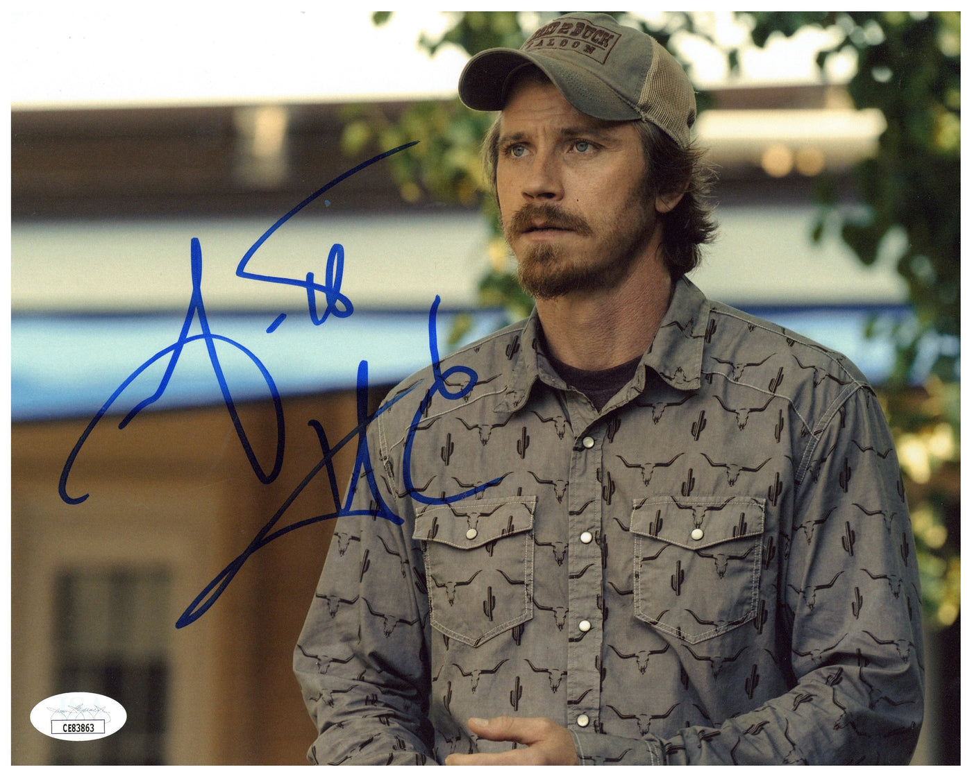 Garrett Hedlund Signed 8x10 Photo Tulsa King Autographed JSA COA 2
