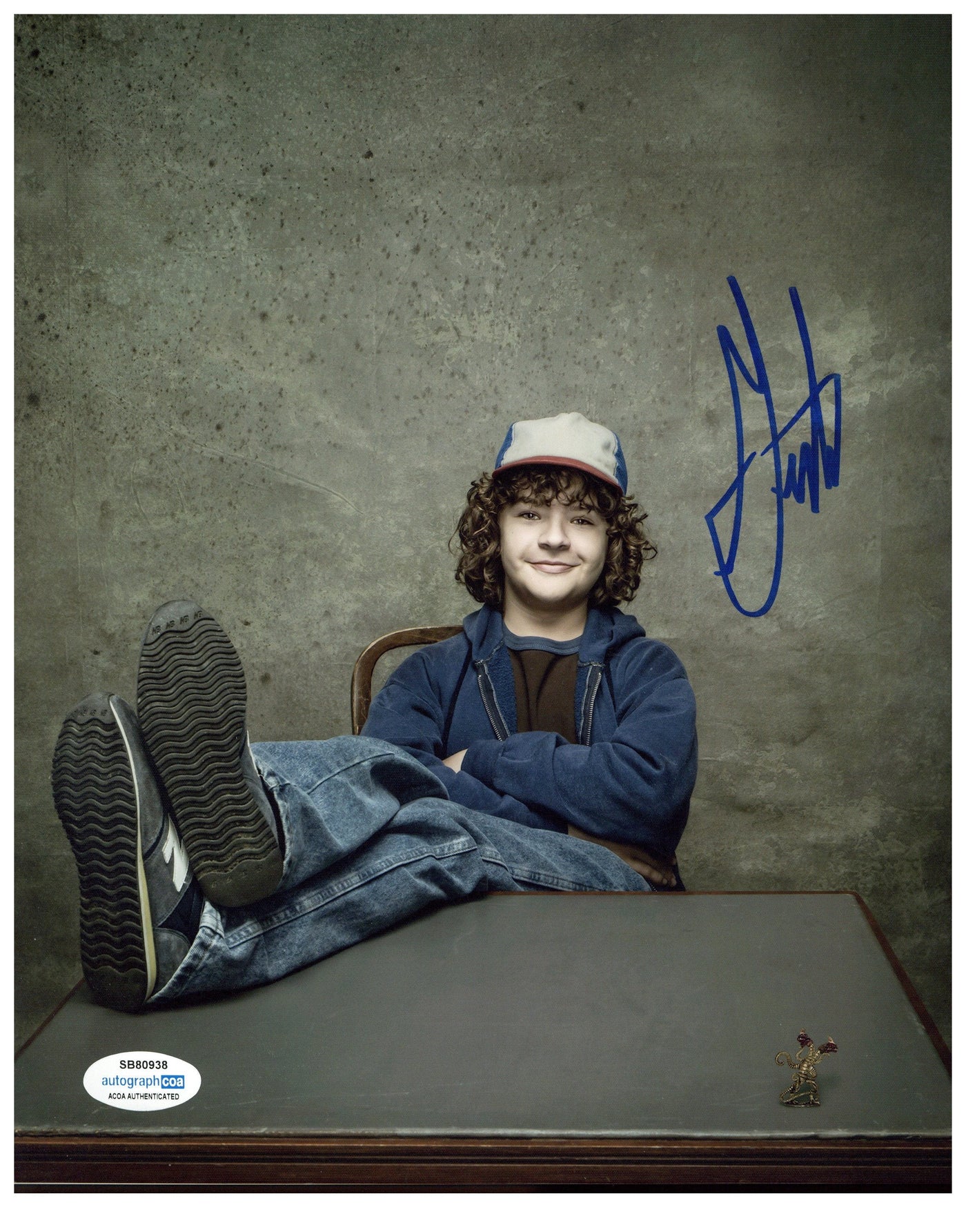 Gaten Matarazzo Signed 8x10 Photo Stranger Things Authentic Autographed ACOA #3