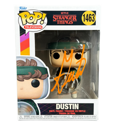 Image of Gaten Matarazzo Signed Funko POP Stranger Things Dustin 1463 Autographed JSA COA