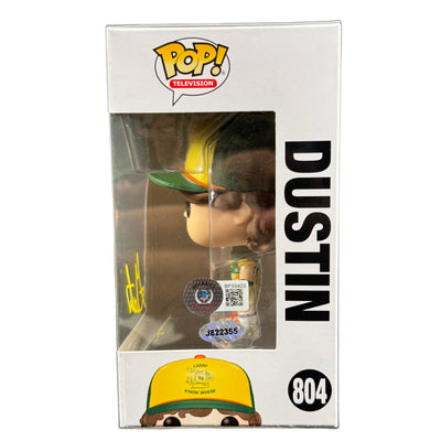 Gaten Matarazzo Signed Funko POP Stranger Things Dustin 804 Autographed JSA COA