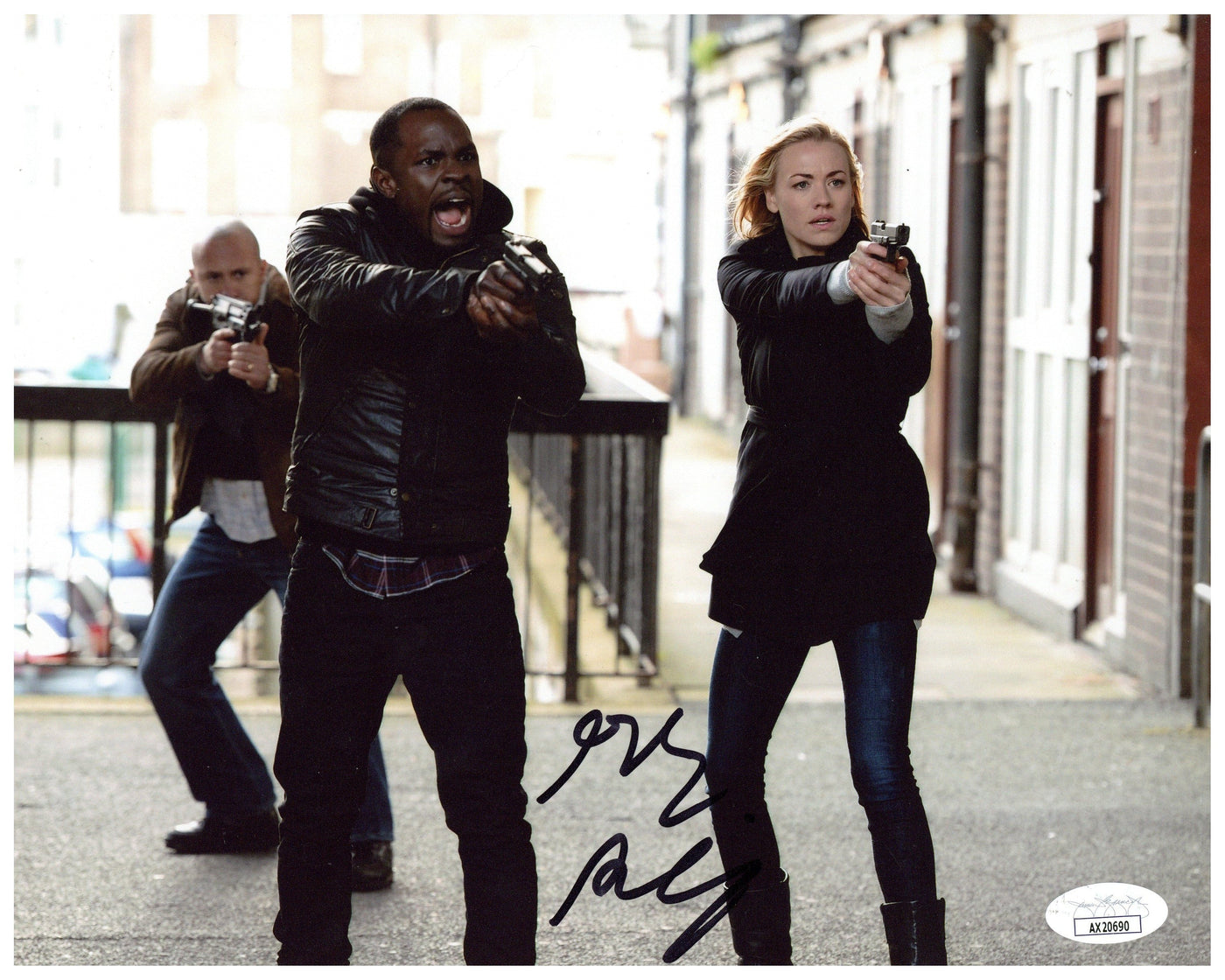 Gbenga Akinnagbe Signed 8x10 Photo 24 Live Another Day Autographed JSA COA