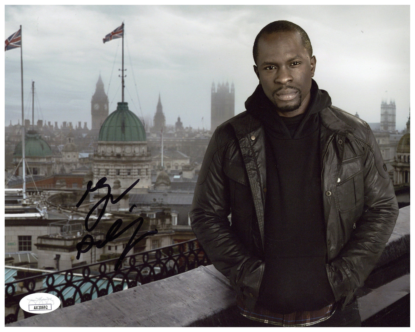 Gbenga Akinnagbe Signed 8x10 Photo 24 Live Another Day Autographed JSA COA #2