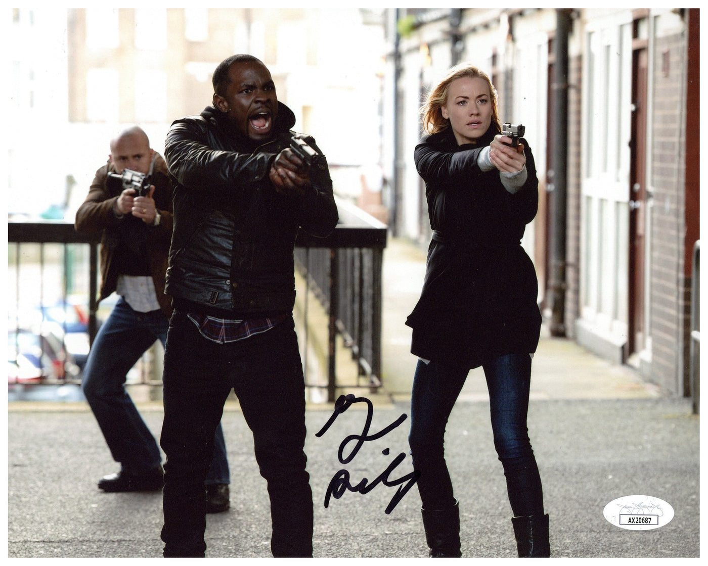 Gbenga Akinnagbe Signed 8x10 Photo 24 Live Another Day Autographed JSA COA