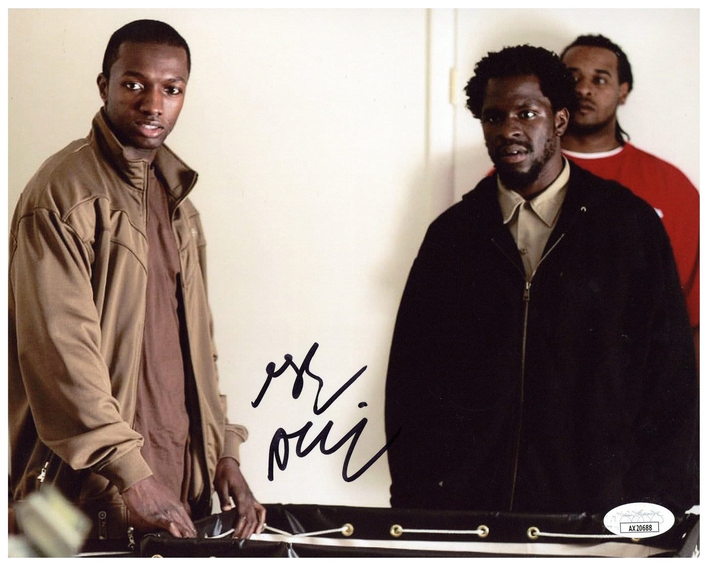 Gbenga Akinnagbe Signed 8x10 Photo The Wire Autographed JSA COA #3