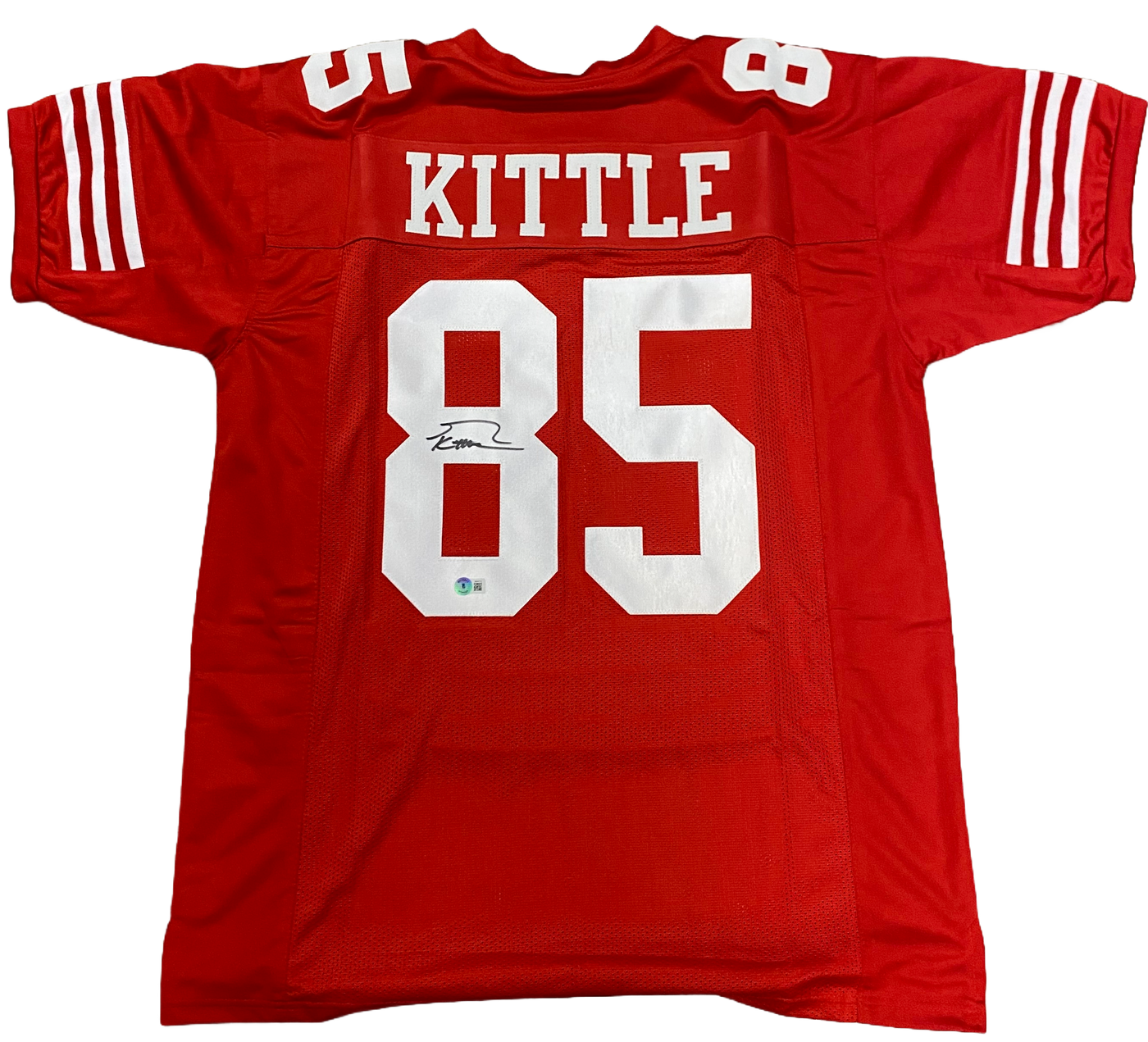 George Kittle Signed San Francisco 49ers Red Pro Style Jersey Autographed BAS COA