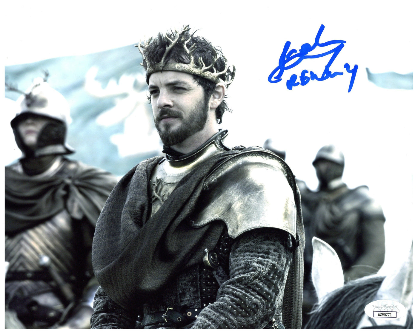 Gethin Anthony Signed 8x10 Photo Game of Thrones Renly Baratheon Autographed JSA