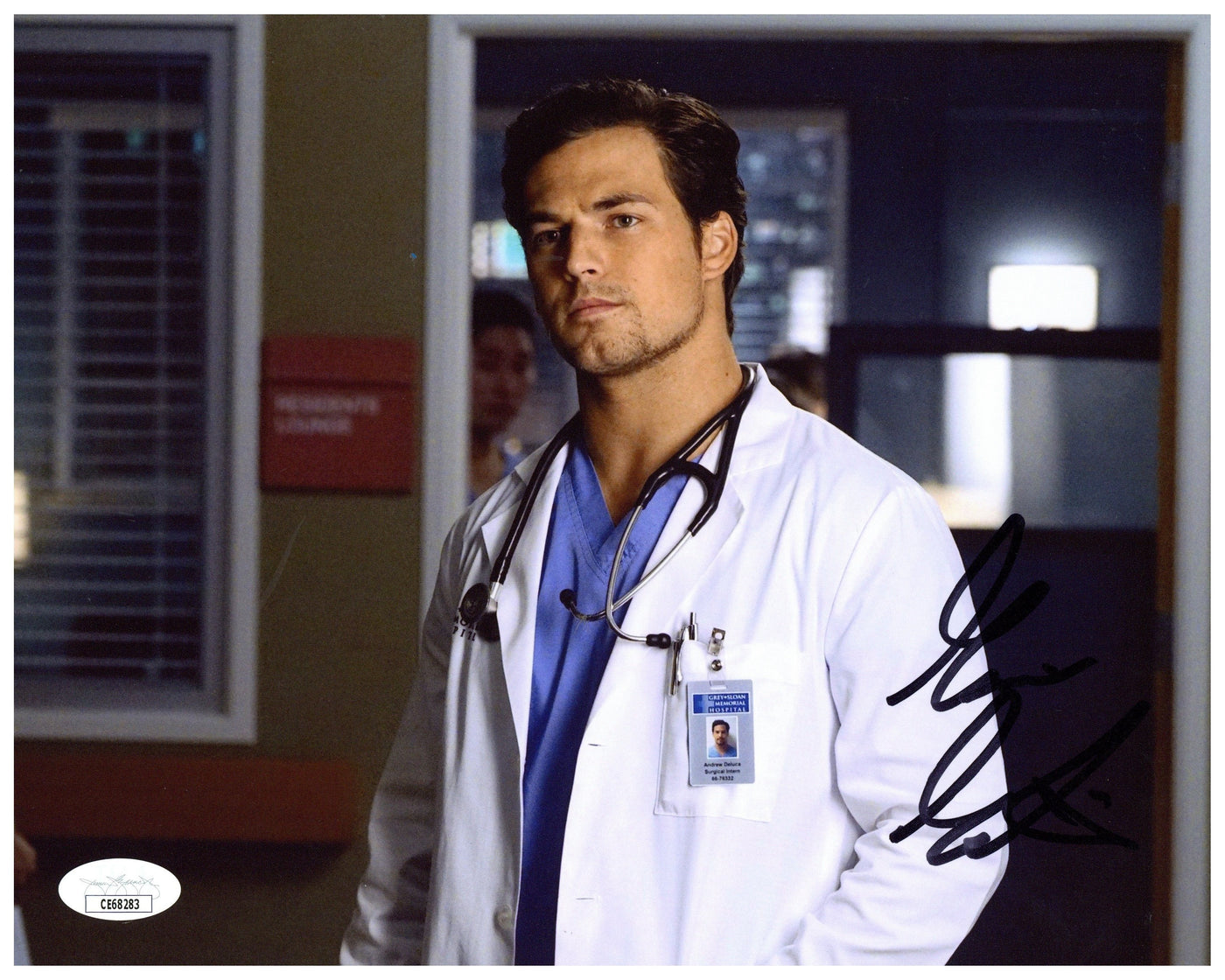 Giacomo Gianniotti Signed 8x10 Photo Grey’s Anatomy Autographed JSA COA 3