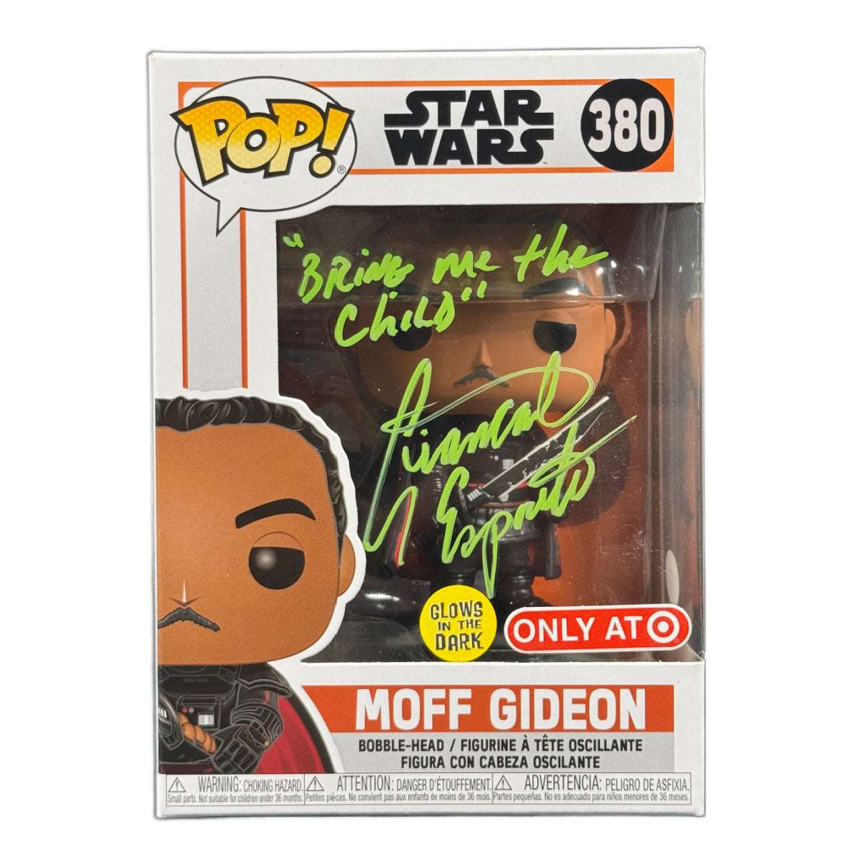 Giancarlo Esposito Autographed Funko POP Star Wars The Mandalorian JSA COA