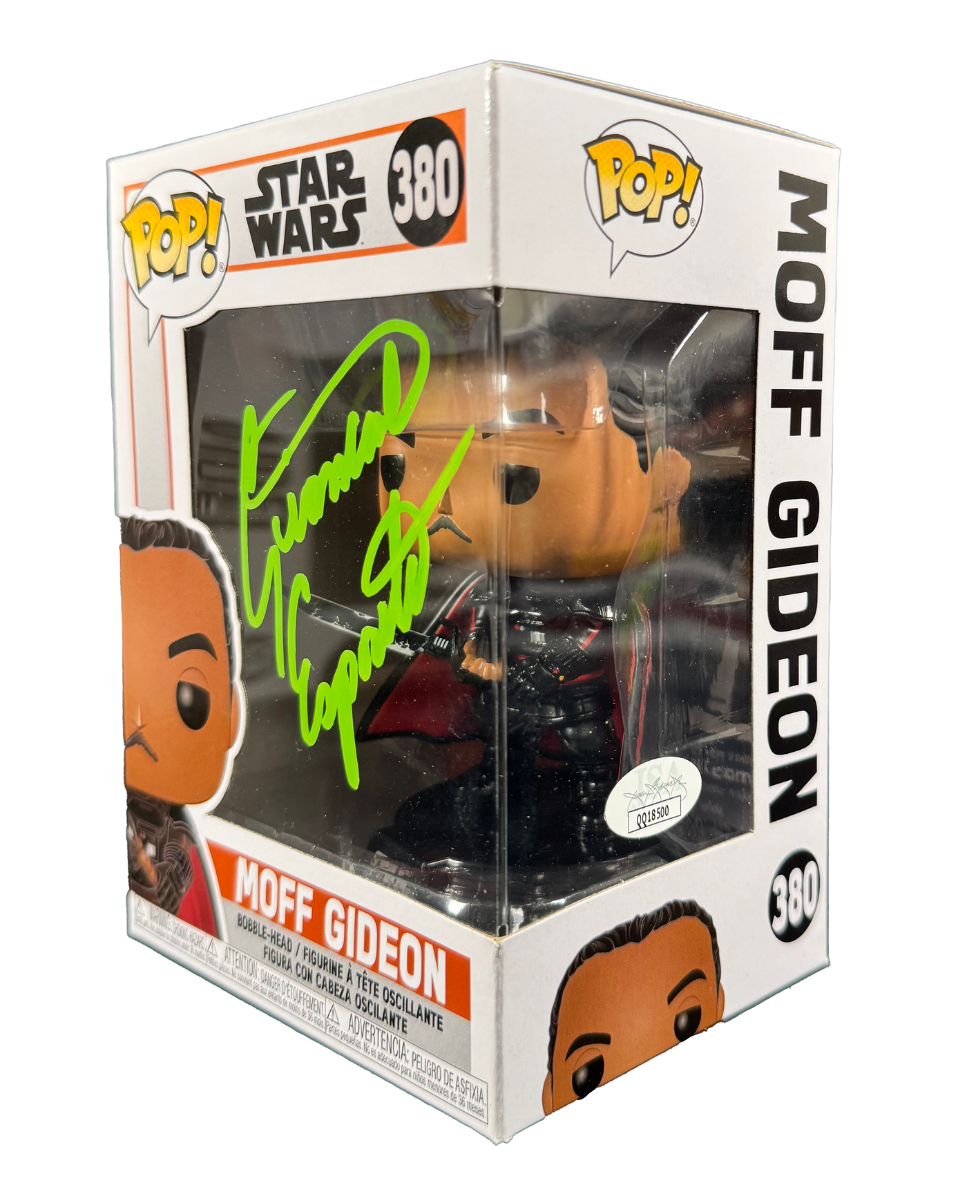 Giancarlo Esposito Signed Funko Pop Star Wars Moff Gideon Autographed JSA COA