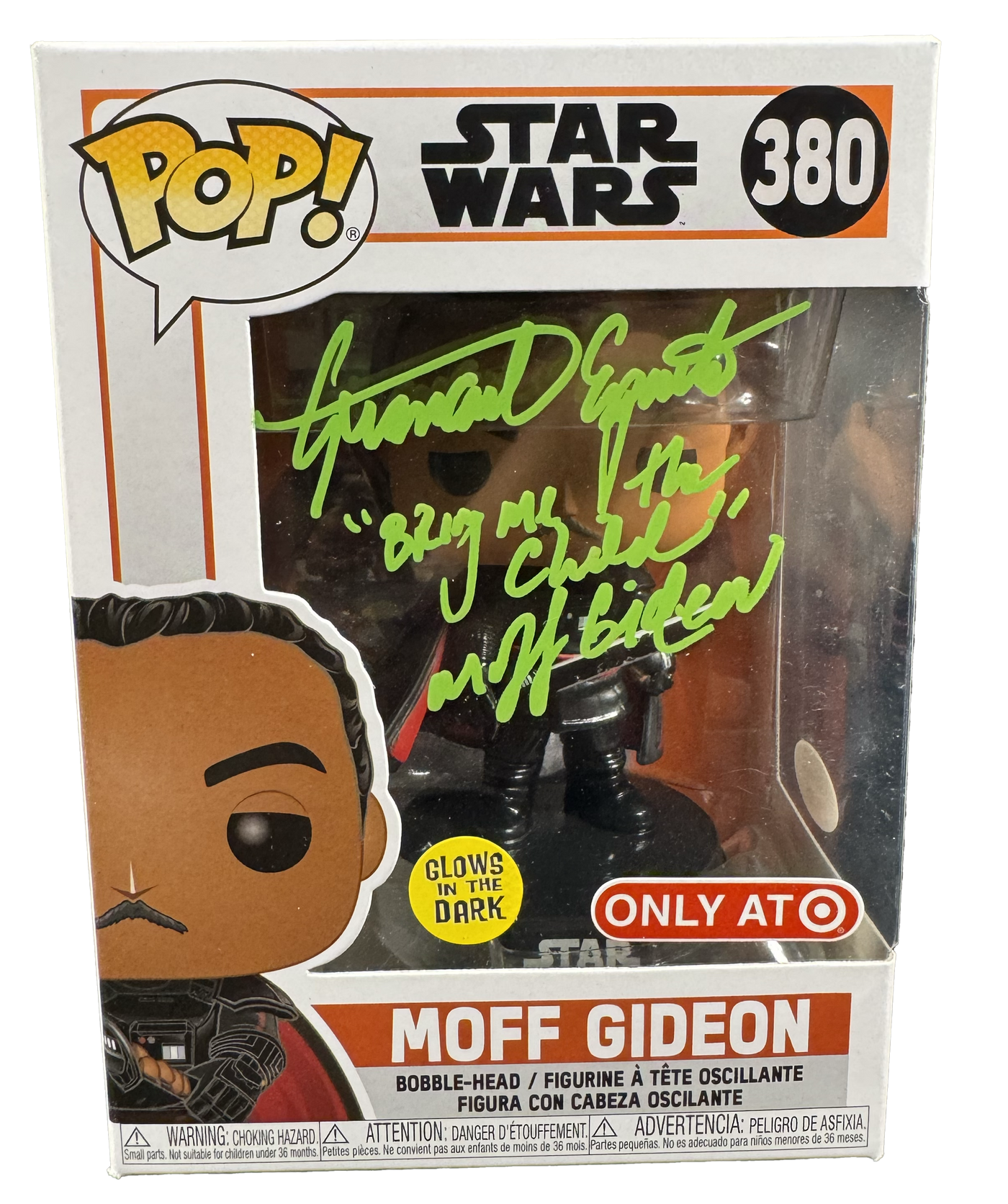 Giancarlo Esposito Signed Funko Pop Star Wars Moff Gideon Autographed JSA COA Target