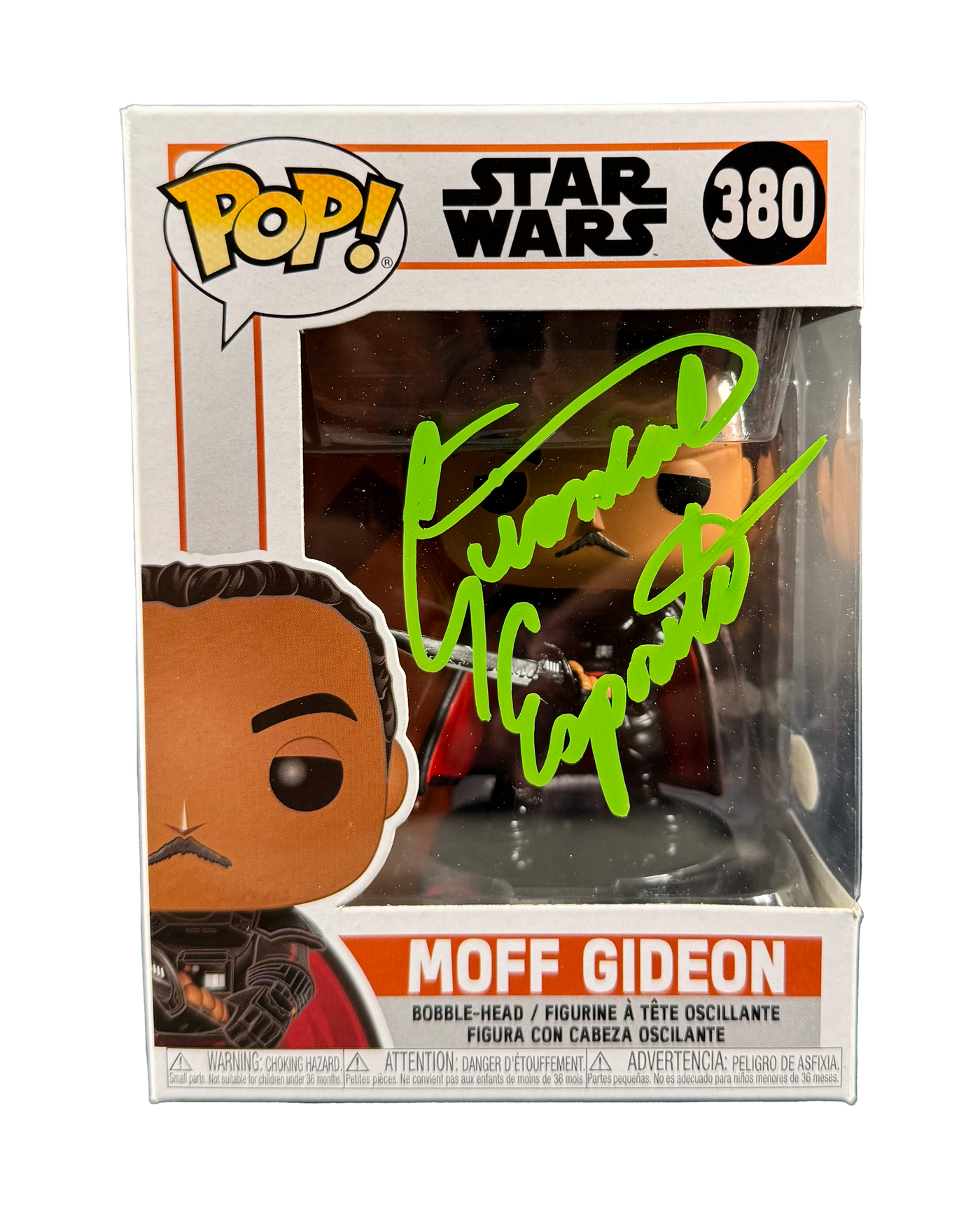 Giancarlo Esposito Signed Funko Pop Star Wars Moff Gideon Autographed JSA COA