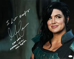 Image of Gina Carano Signed 16x20 Photo The Mandalorian Autographed JSA COA
