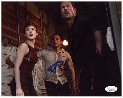 Glen Powell & Anthony Ramos Signed 8x10 Photo Twisters Autographed JSA COA