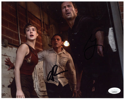 Glen Powell & Anthony Ramos Signed 8x10 Photo Twisters Autographed JSA COA