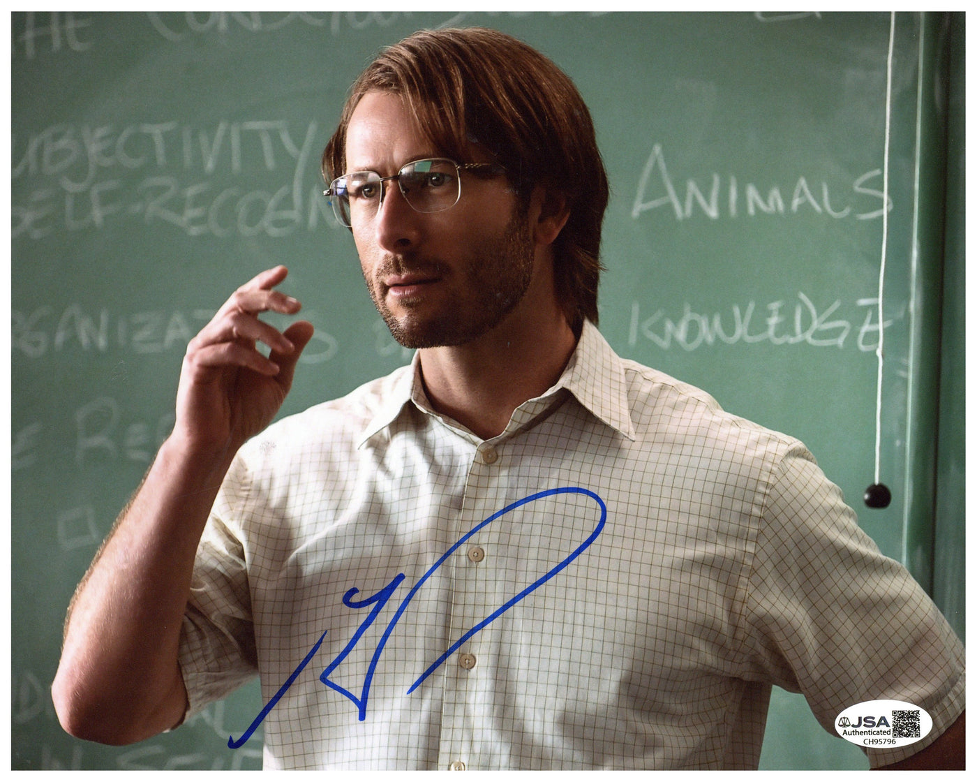 Glen Powell Signed 8x10 Photo Hitman Autographed JSA COA