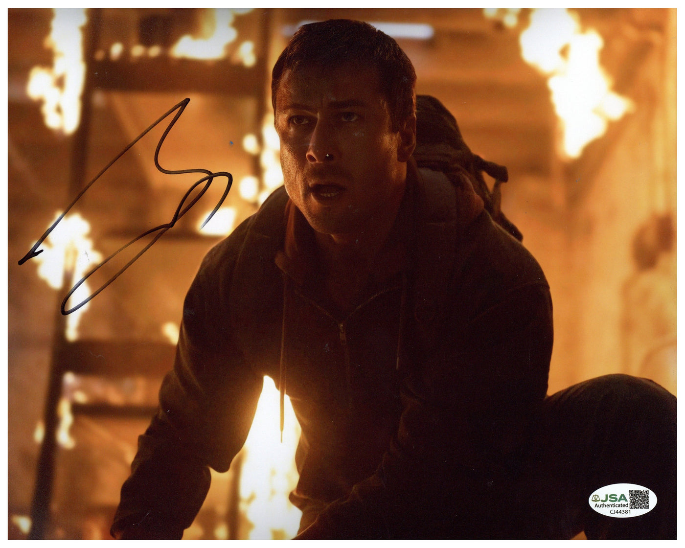 Glen Powell Signed 8x10 Photo The Running Man Autographed JSA COA 2 ...