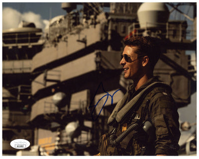 Glen Powell Signed 8x10 Photo Top Gun Maverick Hangman Autographed JSA COA