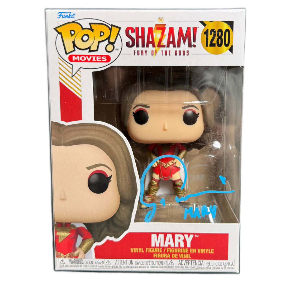 Grace Caroline Currey Signed Funko POP Shazam! Autographed JSA COA