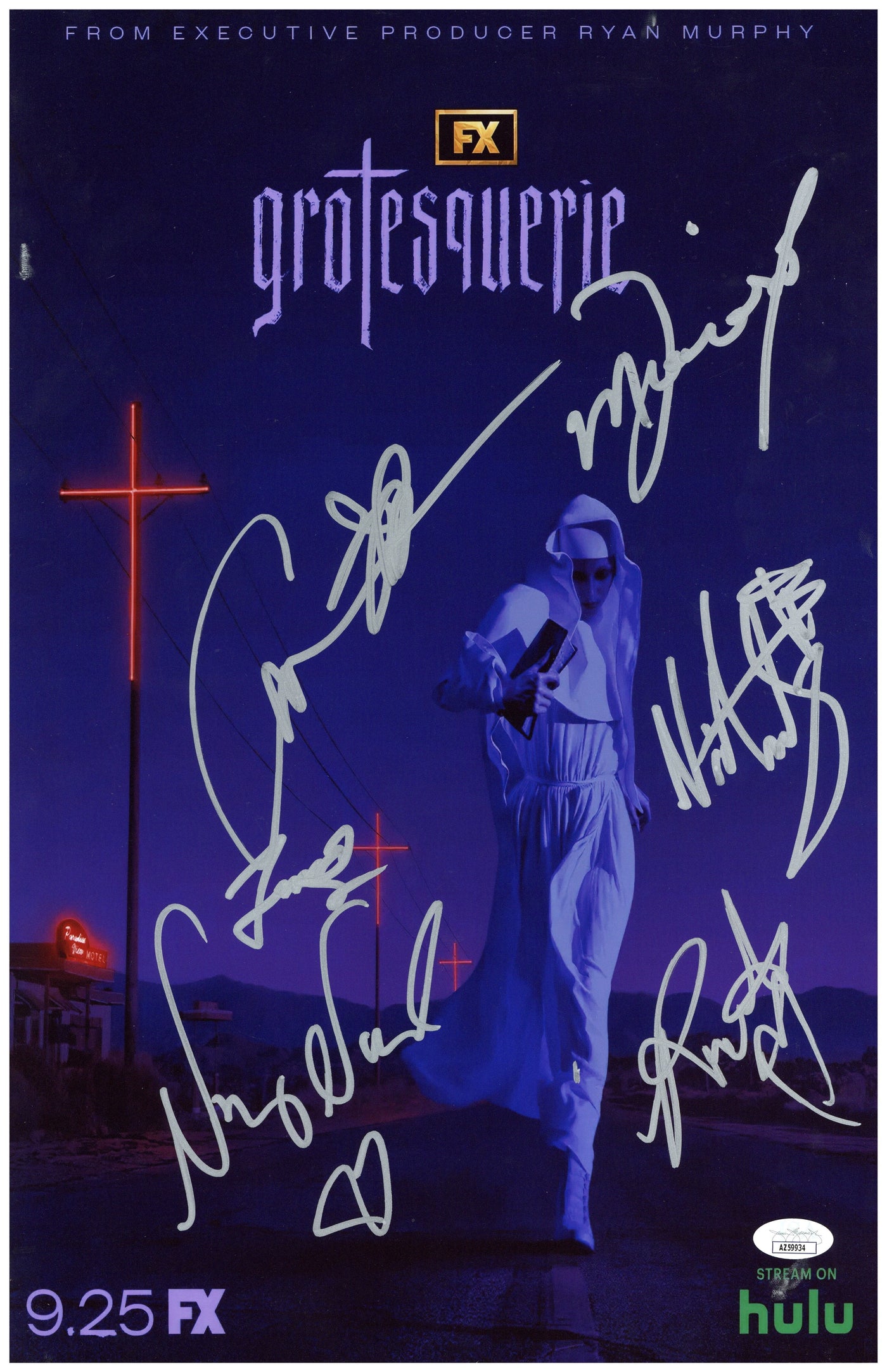 Grotesquerie Signed 11x17 Photo FX Show Cast Autographed JSA COA