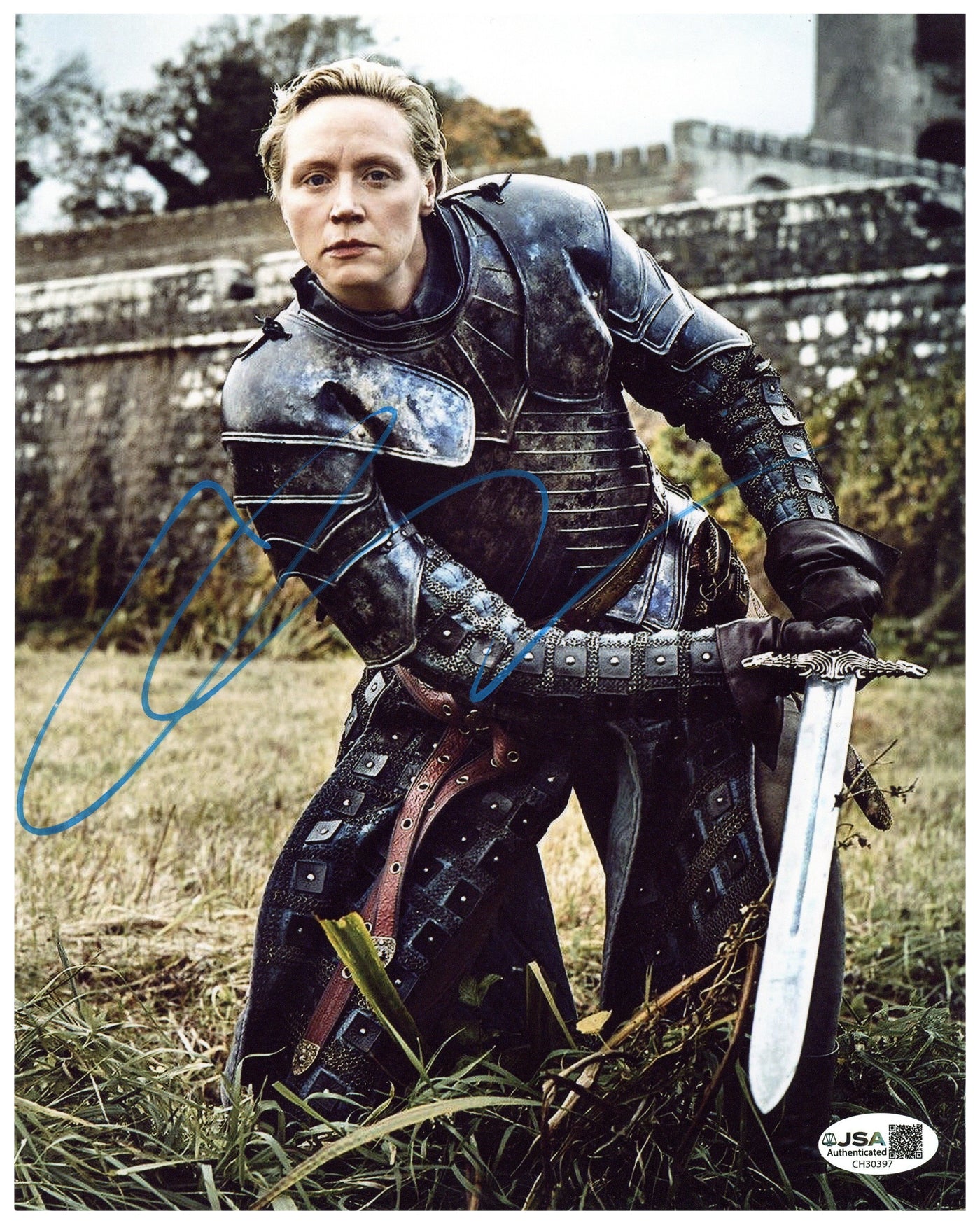 Gwendoline Christie Signed 8x10 Photo Game of Thrones Autographed JSA COA 2