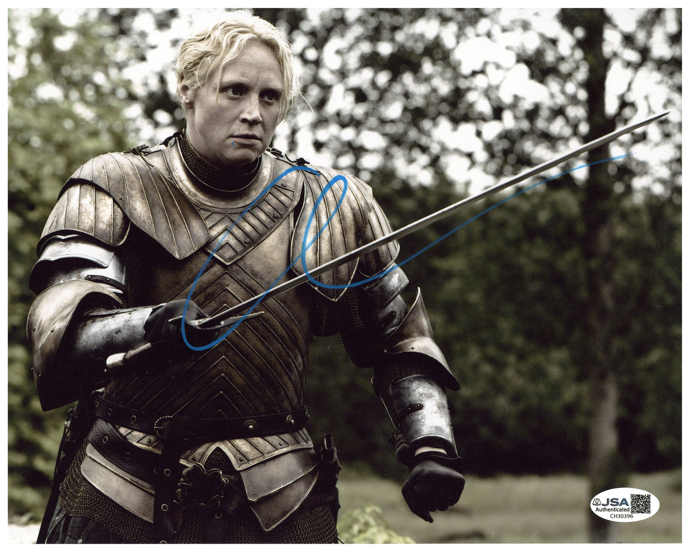 Gwendoline Christie Signed 8x10 Photo Game of Thrones Autographed JSA COA 3