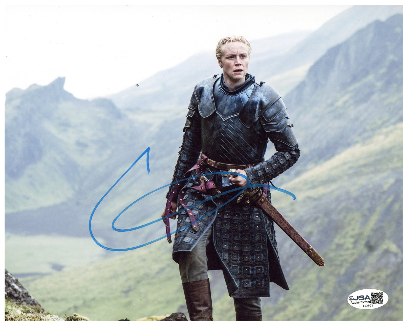 Gwendoline Christie Signed 8x10 Photo Game of Thrones Autographed JSA COA 5