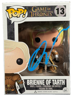 Image of Gwendoline Christie Signed Funko POP Game of Thrones Brienne of Tarth JSA COA
