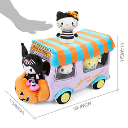 Image of HELLO KITTY AND FRIENDS PLUSH HALLOWEEN FOOD TRUCK SET