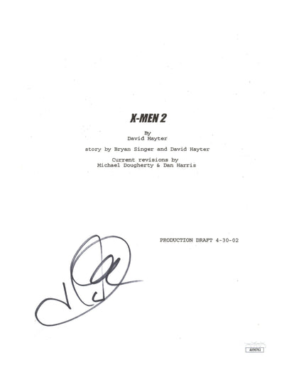 Halle Berry Signed X-Men 2 Script Cover Autographed JSA COA