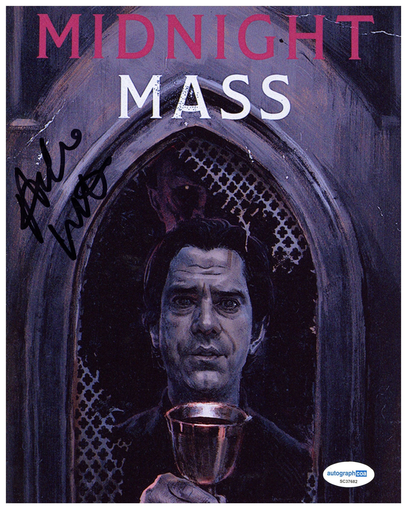 Hamish Linklater Signed 8x10 Photo Midnight Mass Autographed Autograph COA