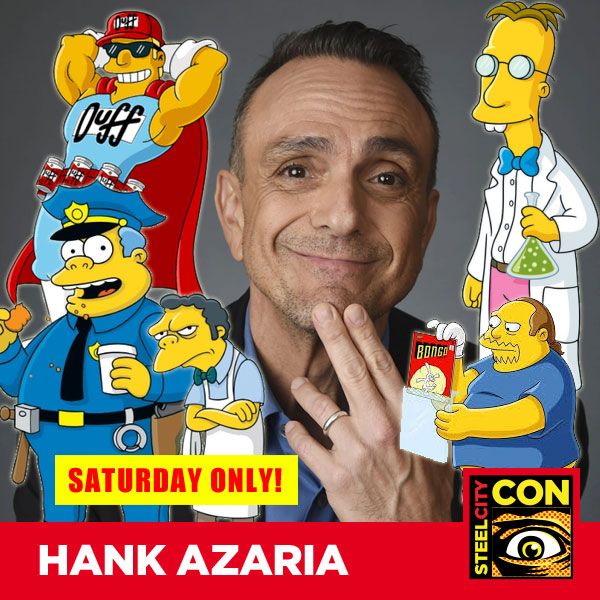 Hank Azaria Official Autograph Mail-In Service - Steel City Con Dec 2025