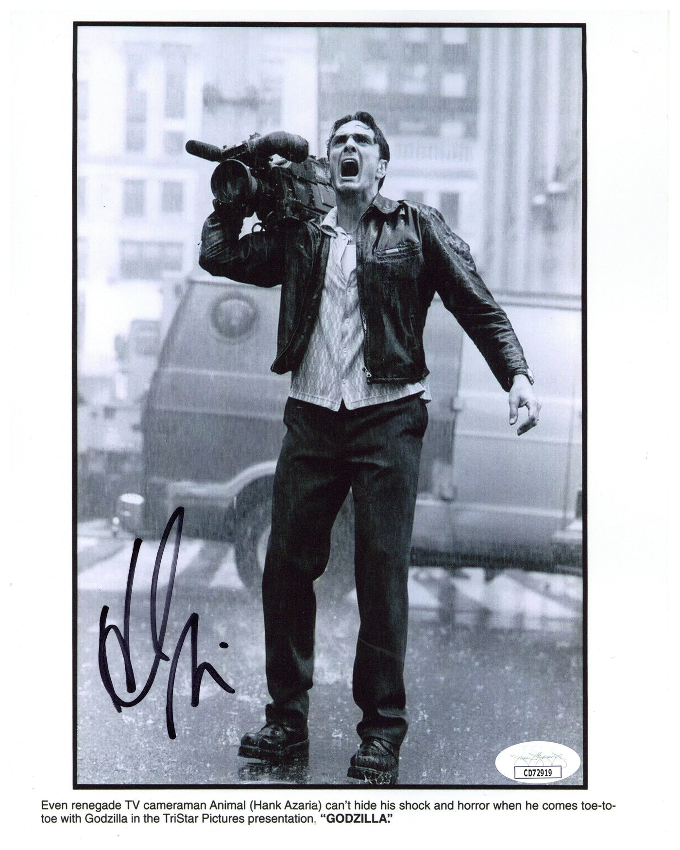 Hank Azaria Signed 8x10 Photo Godzilla Autographed JSA COA 2
