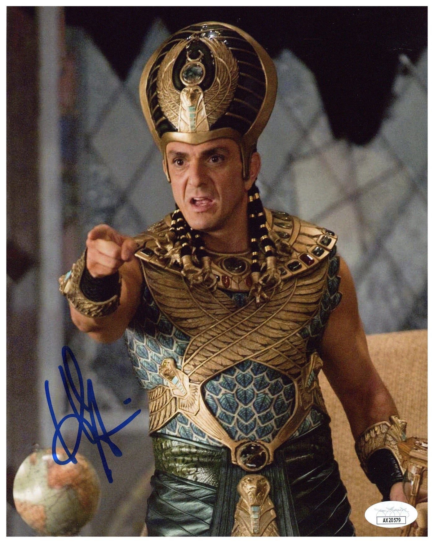 Hank Azaria Signed 8x10 Photo Night at the Museum Autographed JSA COA