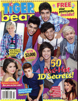 Image of Harry Styles & Niall Horan Signed Magazine Cover One Direction Autographed JSA COA Letter