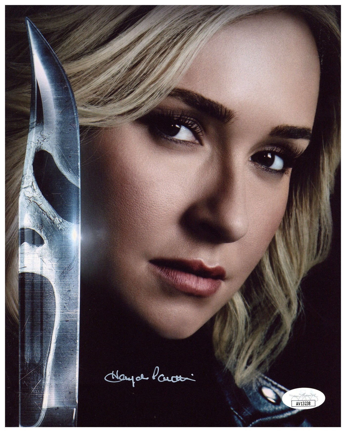 Hayden Panettiere Signed 8x10 Photo Scream Ghost Face Authentic Autographed JSA COA