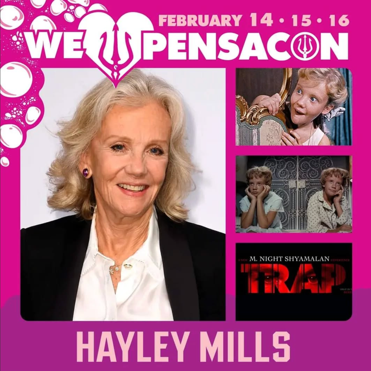 Hayley Mills Official Autograph Mail-In Service - Pensacon 2025