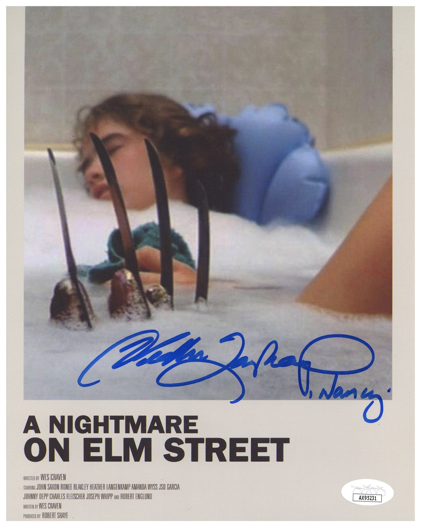 Heather Langenkamp Signed 8x10 Photo Nightmare on Elm St Autographed JSA COA