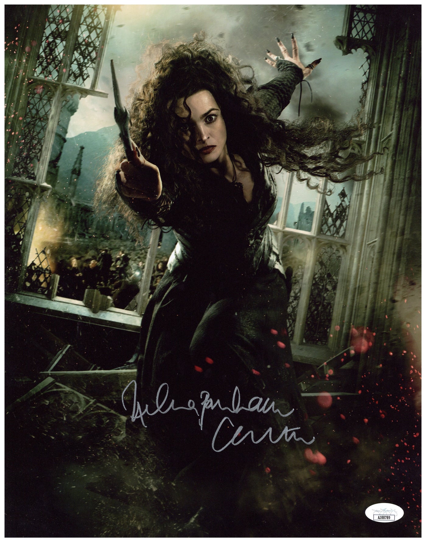 Helena Bonham Carter Signed 11x14 Photo Harry Potter Bellatrix Lestrange JSA COA