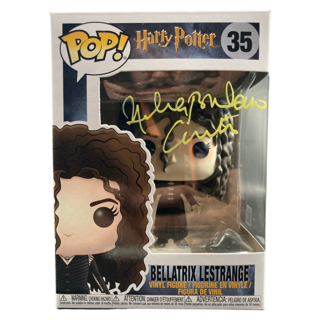 Helena Bonham Carter Signed Funko POP Harry Potter Bellatrix Lestrange –  Zobie Productions