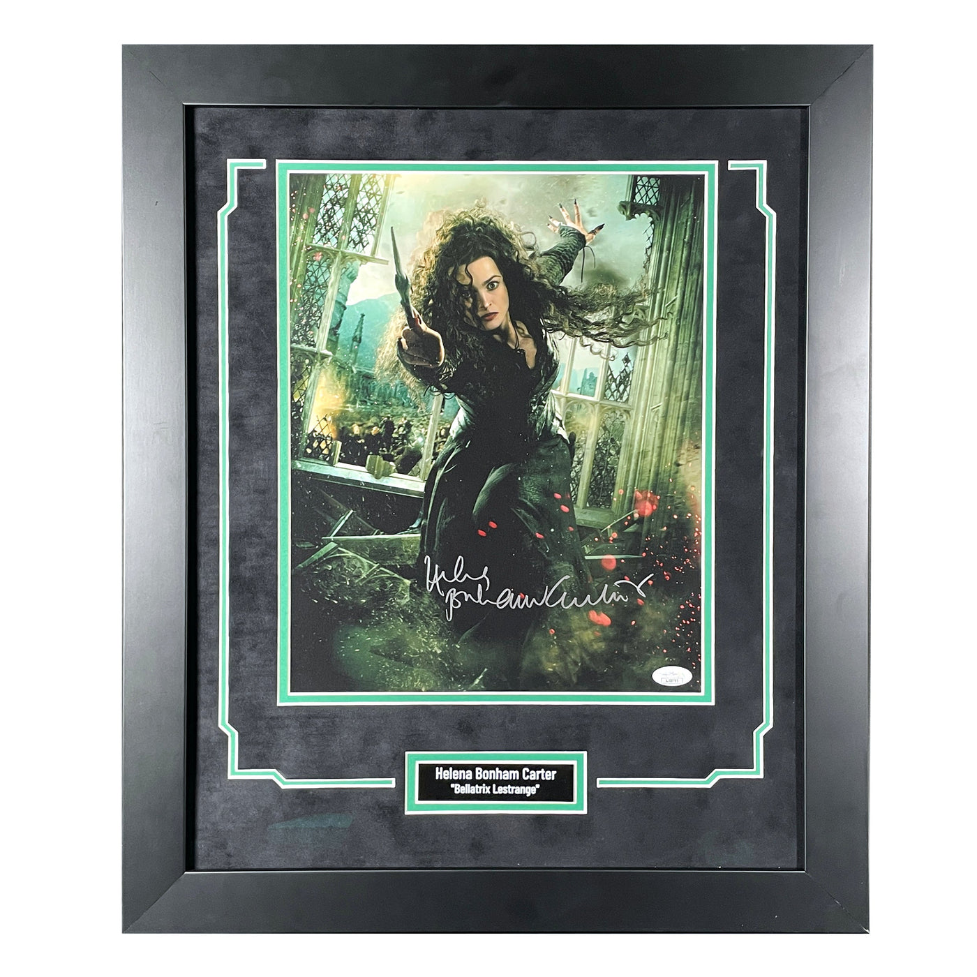 Helena Bonham Carter Signed and Custom Framed Bellatrix Lestrange 11x14 Photo JSA COA