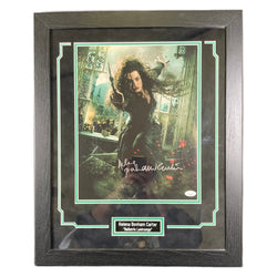 Image of Helena Bonham Carter Signed and Custom Framed Bellatrix Lestrange 11x14 Photo JSA COA