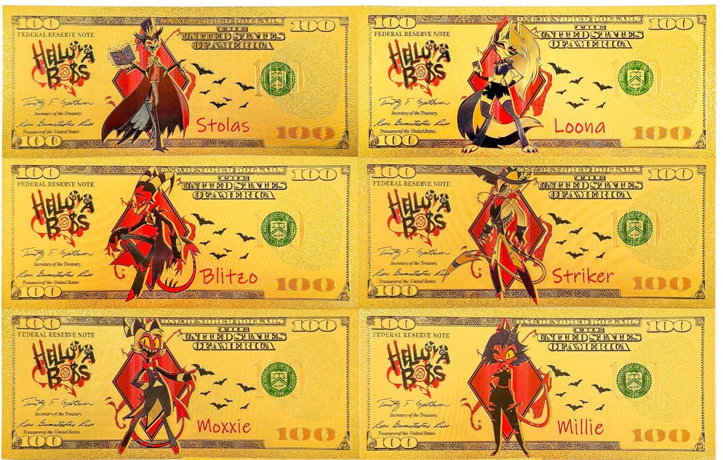 Helluva Boss Prop Bank Note - Blitzo Loona Zobie Exclusive