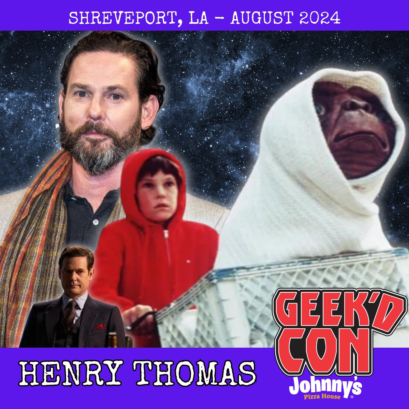 Henry Thomas Official Autograph Mail-In Service - Geek'd Con 2024