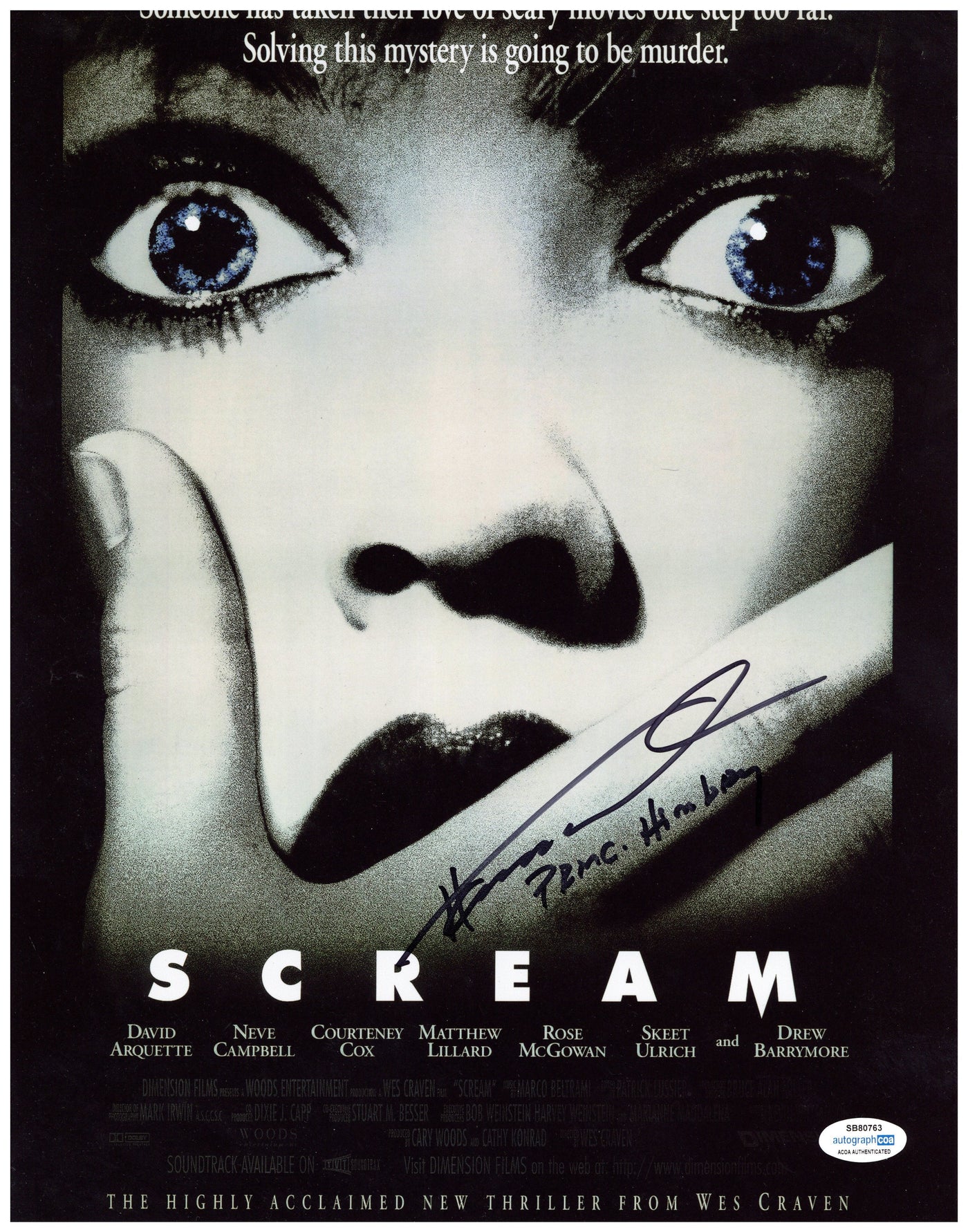 Henry Winkler Signed 11x14 Photo Scream Autographed AutographCOA
