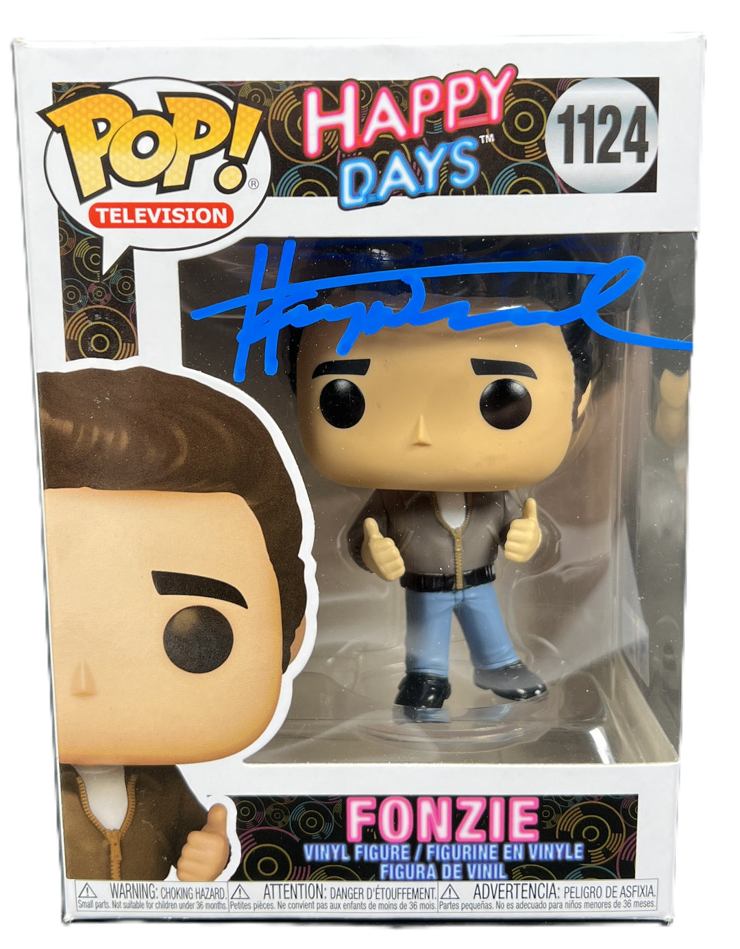 Henry Winkler Signed Funko POP Happy Days Fonzie Autographed Zobie COA 3