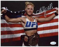 Image of Holly Holm Signed 8x10 Photo UFC MMA Autographed Autograph COA