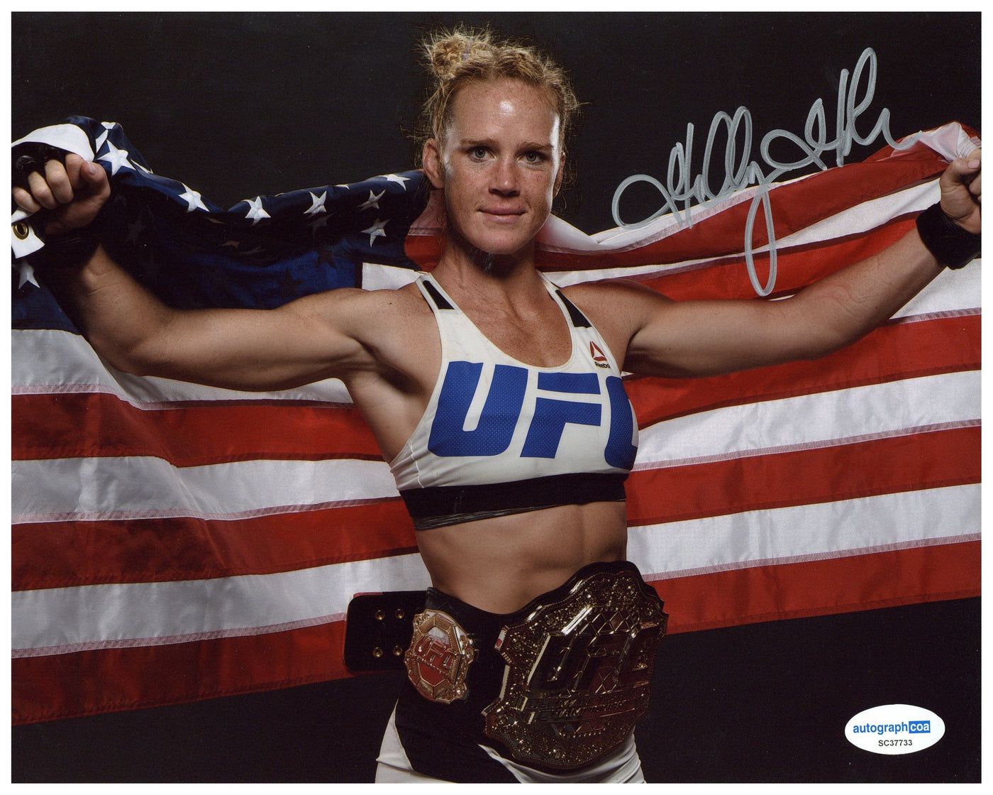 Holly Holm Signed 8x10 Photo UFC MMA Autographed Autograph COA