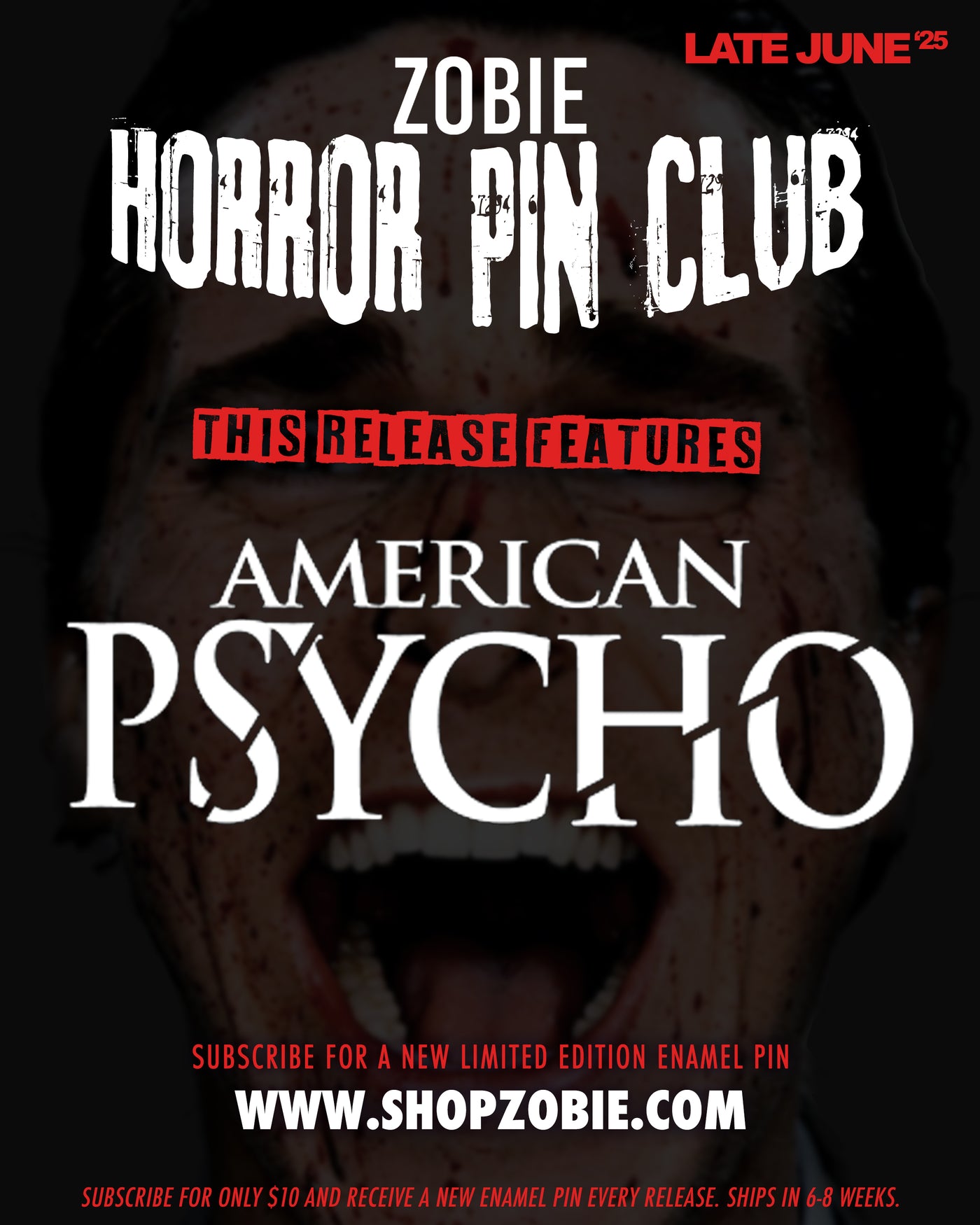 Zobie Horror Pin Club - Bi-Monthly Enamel Pin Subscription
