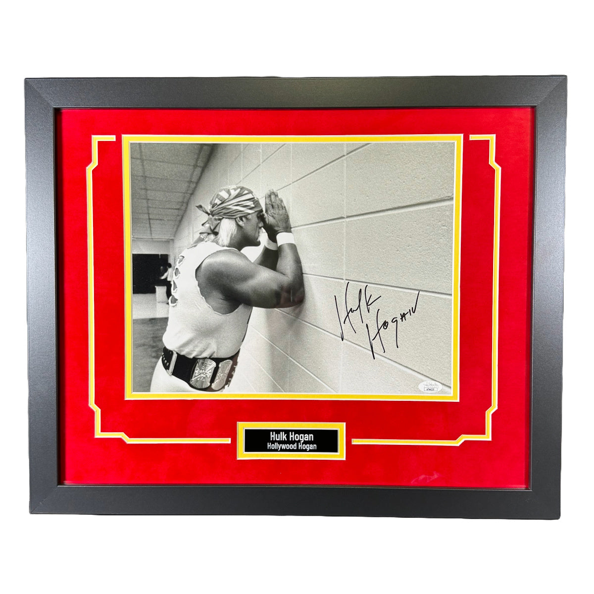 Hulk Hogan Signed & Custom Framed 11x14 Photo WWE HOF Legend Autographed JSA COA