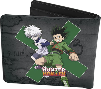 Hunter X Hunter Vinyl Bi-Fold Wallet & Metal Keychain Gift Set - Anime